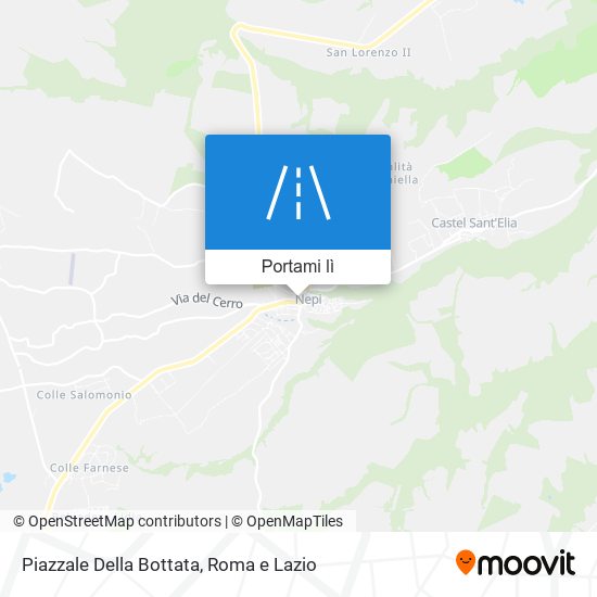 Mappa Piazzale Della Bottata