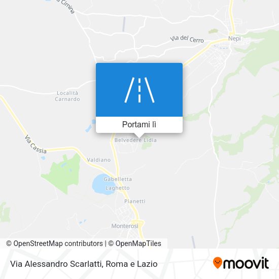 Mappa Via Alessandro Scarlatti