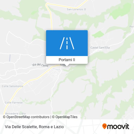 Mappa Via Delle Scalette