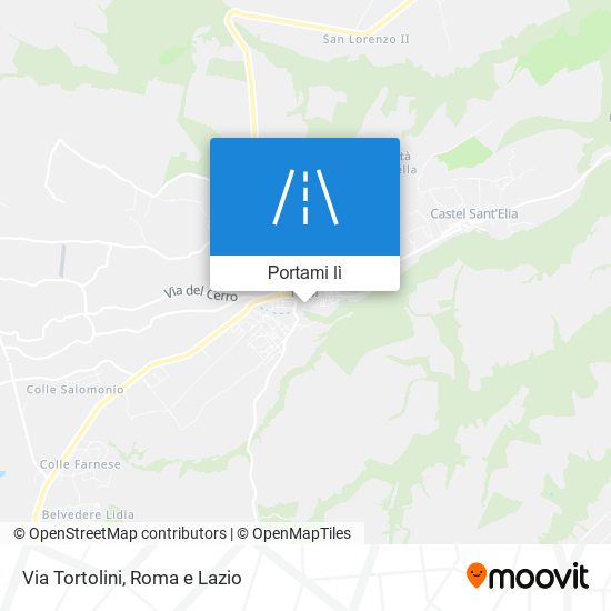 Mappa Via Tortolini