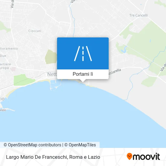 Mappa Largo Mario De Franceschi