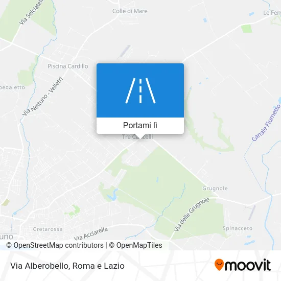 Mappa Via Alberobello