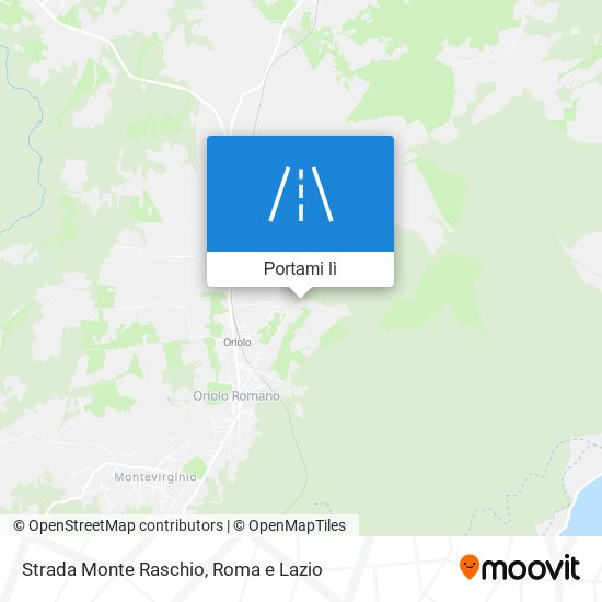 Mappa Strada Monte Raschio