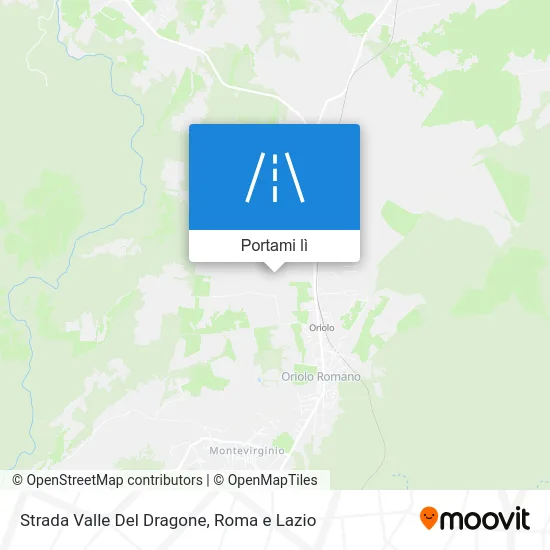 Mappa Strada Valle Del Dragone