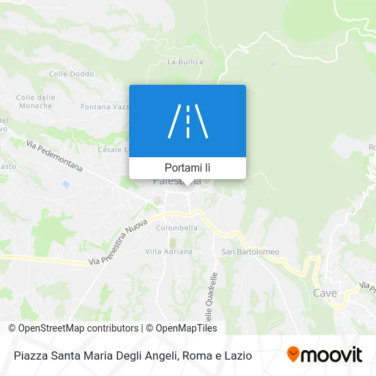 Mappa Piazza Santa Maria Degli Angeli