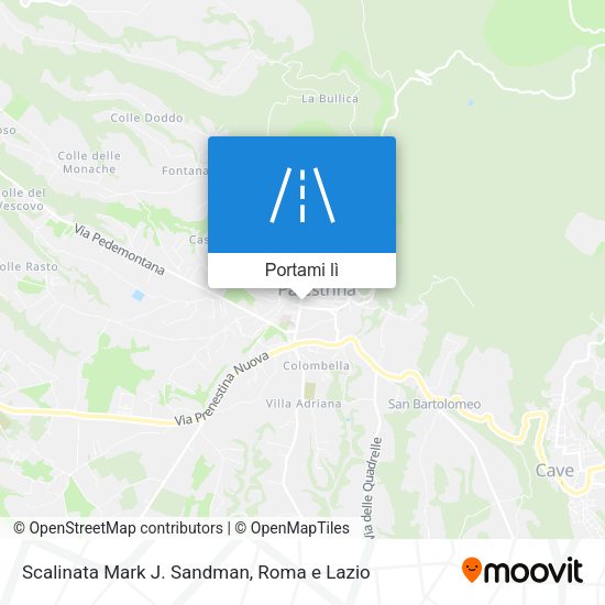 Mappa Scalinata Mark J. Sandman