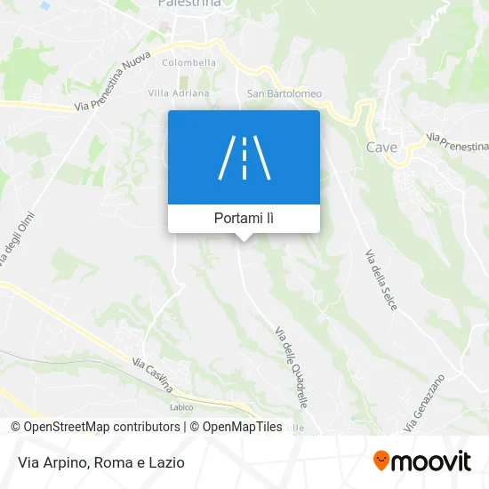 Mappa Via Arpino