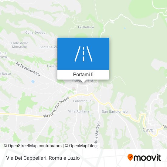 Mappa Via Dei Cappellari