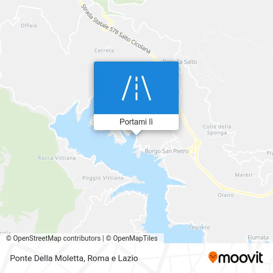 Mappa Ponte Della Moletta