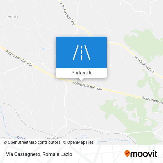 Mappa Via Castagneto