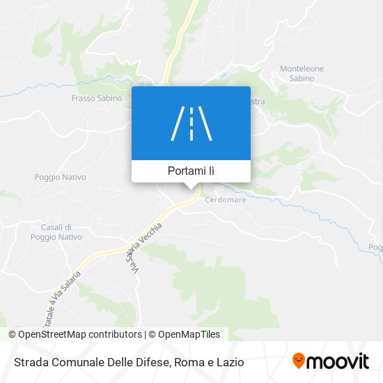 Mappa Strada Comunale Delle Difese