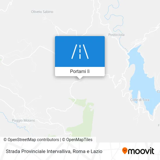 Mappa Strada Provinciale Intervalliva