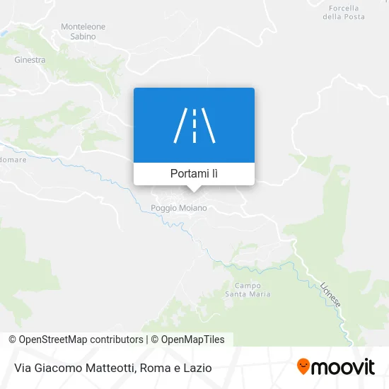 Mappa Via Giacomo Matteotti