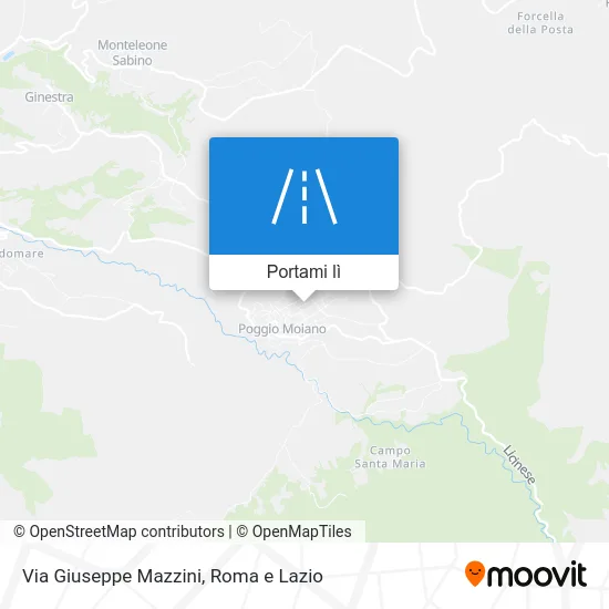 Mappa Via Giuseppe Mazzini