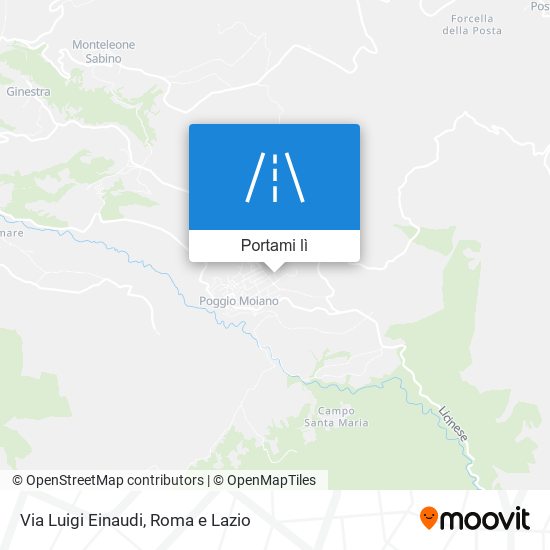 Mappa Via Luigi Einaudi