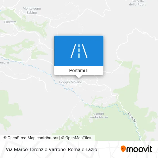 Mappa Via Marco Terenzio Varrone