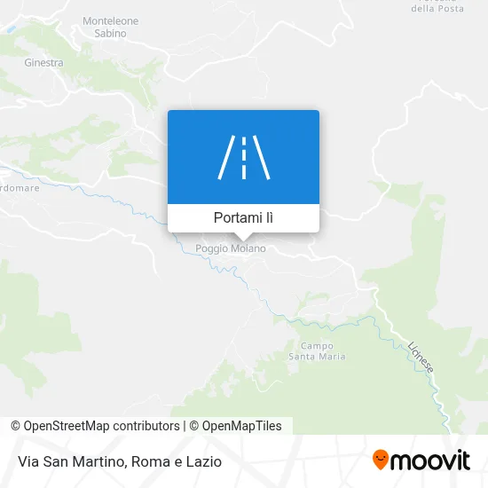 Mappa Via San Martino