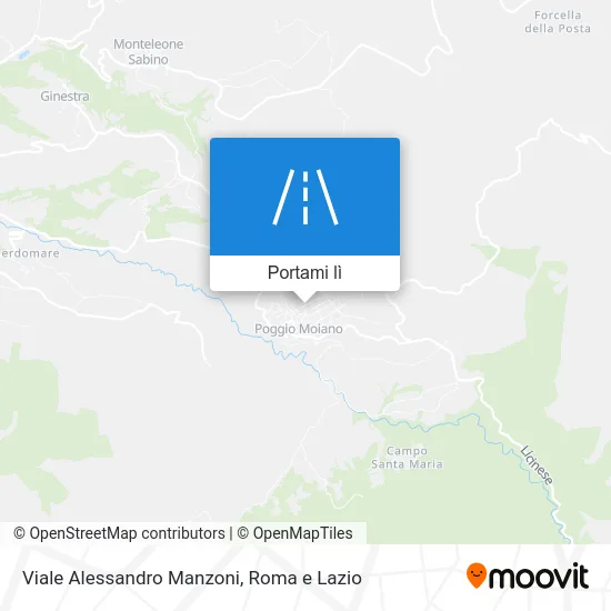 Mappa Viale Alessandro Manzoni