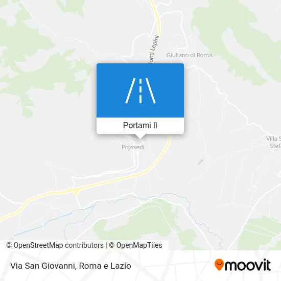 Mappa Via San Giovanni
