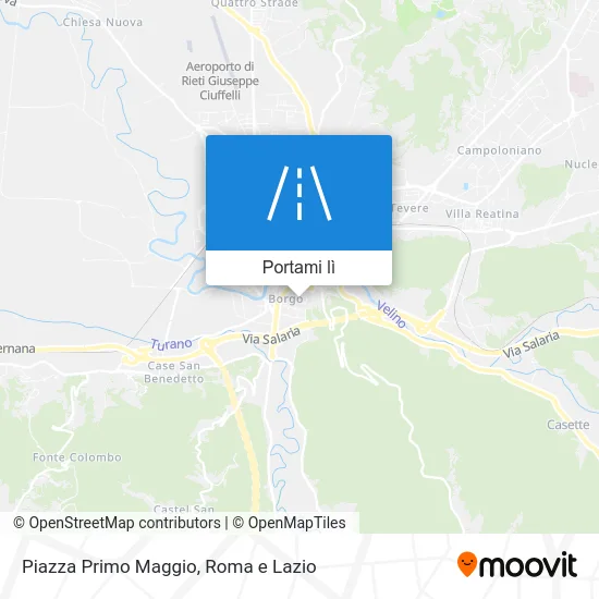 Mappa Piazza Primo Maggio