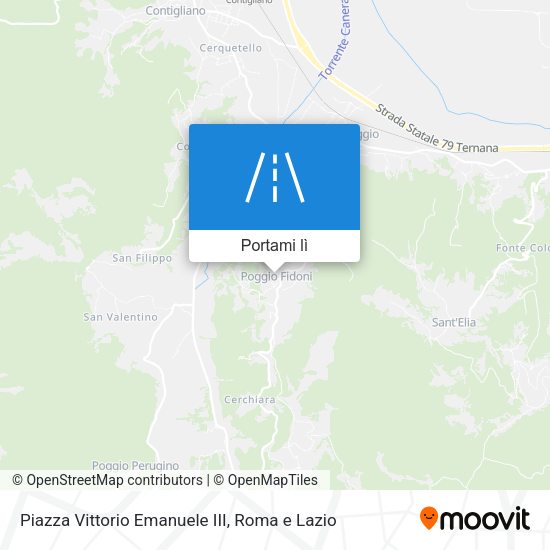 Mappa Piazza Vittorio Emanuele III