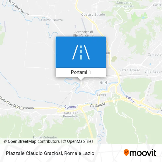 Mappa Piazzale Claudio Graziosi