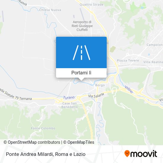 Mappa Ponte Andrea Milardi