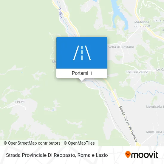 Mappa Strada Provinciale Di Reopasto