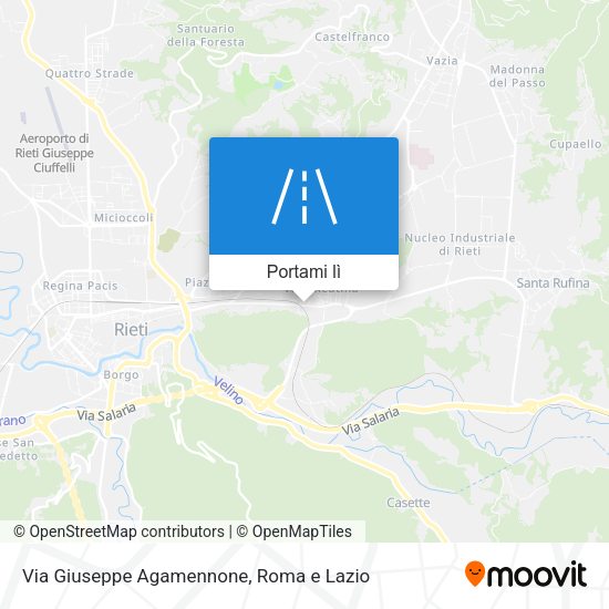 Mappa Via Giuseppe Agamennone