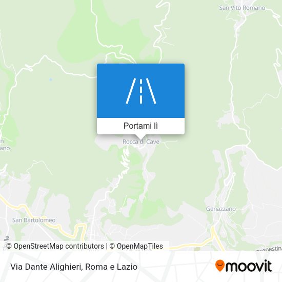 Mappa Via Dante Alighieri