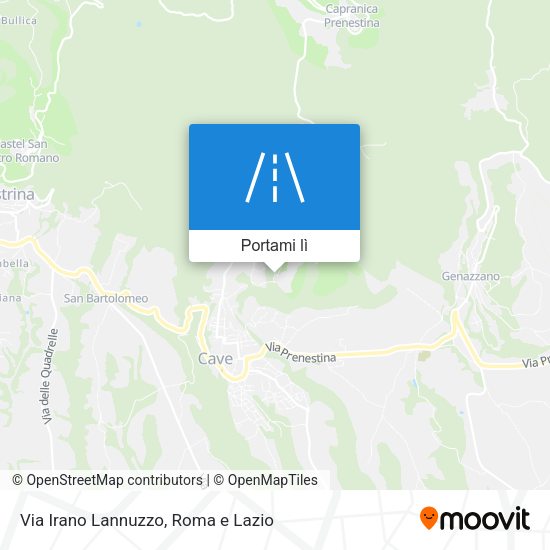 Mappa Via Irano Lannuzzo