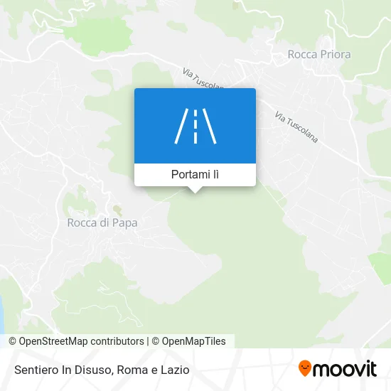 Mappa Sentiero In Disuso