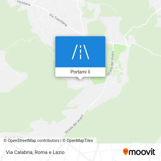Mappa Via Calabria