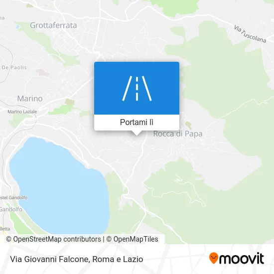 Mappa Via Giovanni Falcone