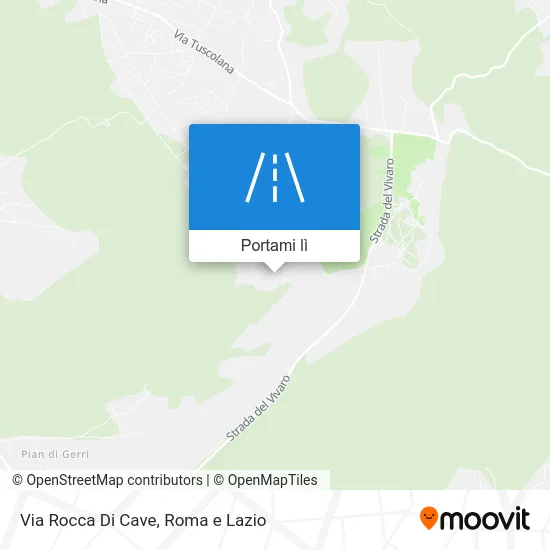 Mappa Via Rocca Di Cave