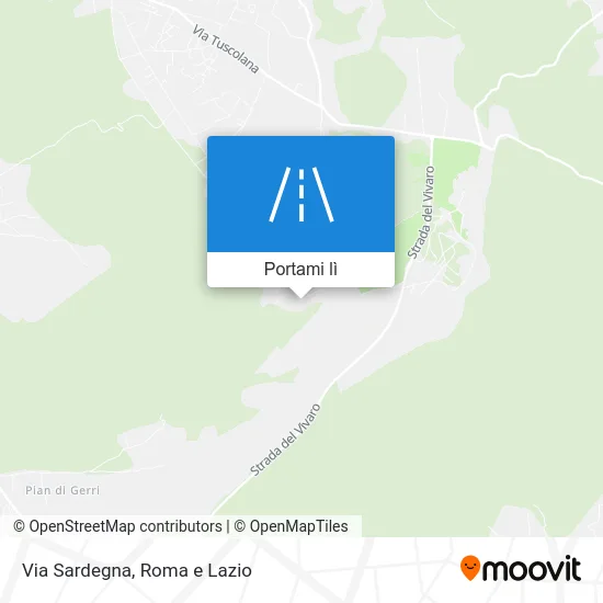 Mappa Via Sardegna