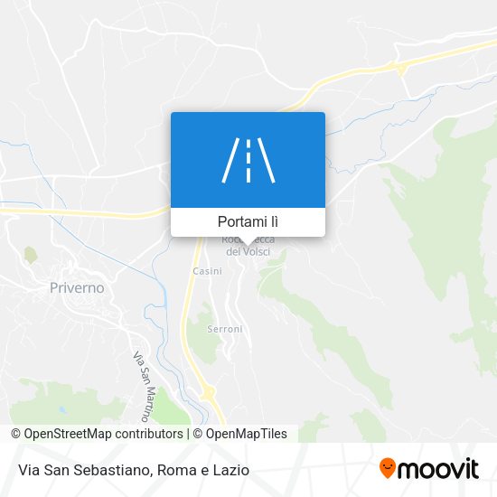 Mappa Via San Sebastiano