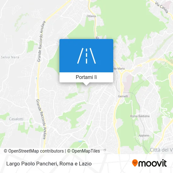 Mappa Largo Paolo Pancheri