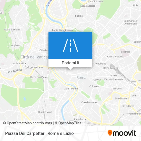 Mappa Piazza Dei Carpettari