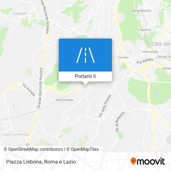 Mappa Piazza Lisbona