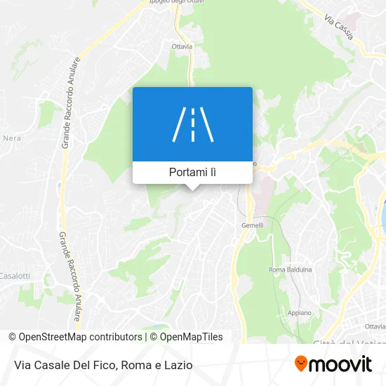 Mappa Via Casale Del Fico