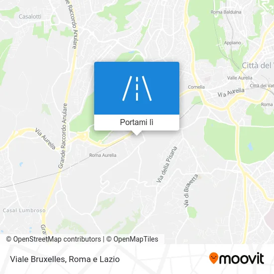 Mappa Viale Bruxelles