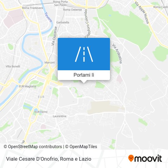 Mappa Viale Cesare D'Onofrio