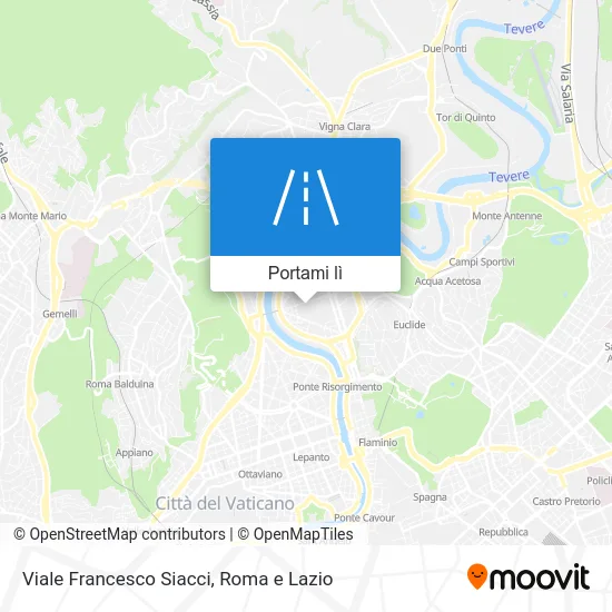 Mappa Viale Francesco Siacci