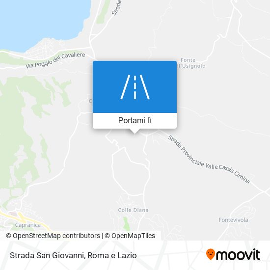 Mappa Strada San Giovanni