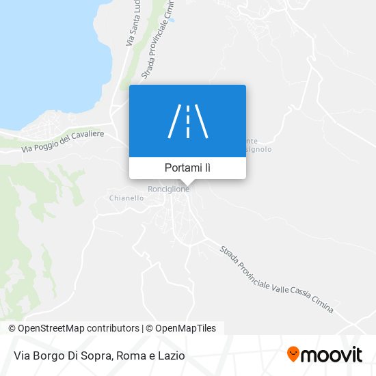 Mappa Via Borgo Di Sopra