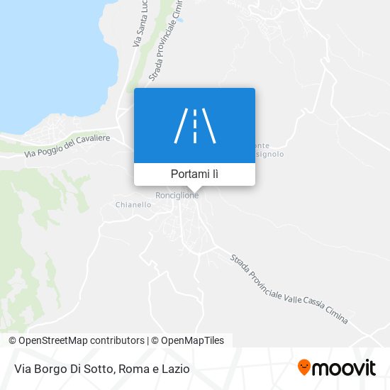 Mappa Via Borgo Di Sotto