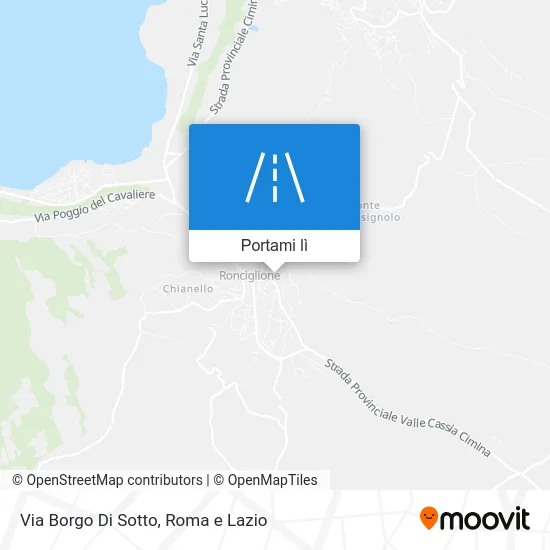 Mappa Via Borgo Di Sotto