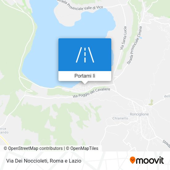 Mappa Via Dei Noccioleti