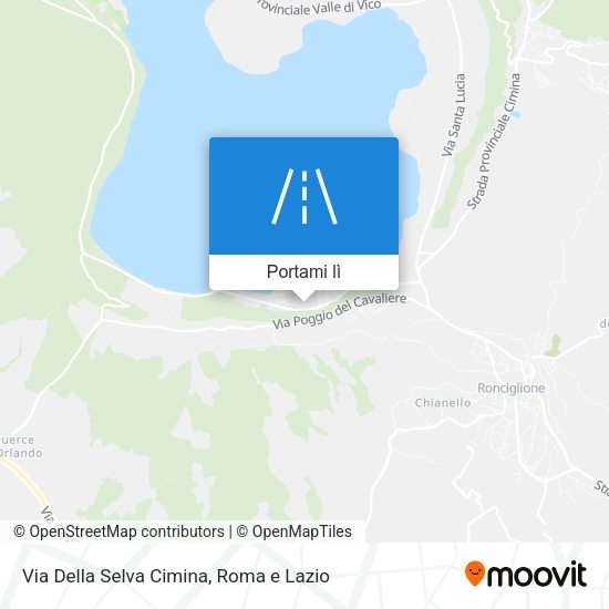 Mappa Via Della Selva Cimina